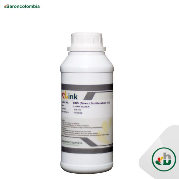 Tinta de Sublimación EDS - 500ml - Light Black