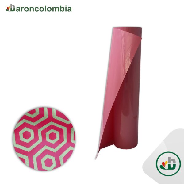 Vinilo Textil - PU - Pink  40210- 50cm X 1,0 mt