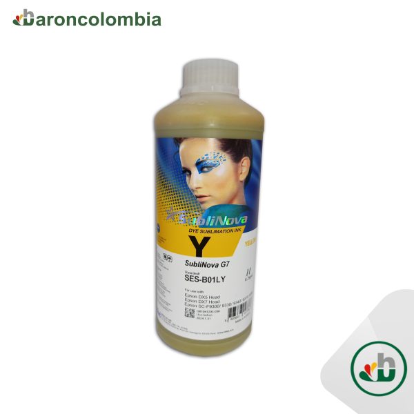 Tinta Sublimación Sublinova G7 - 1000ml - Yellow